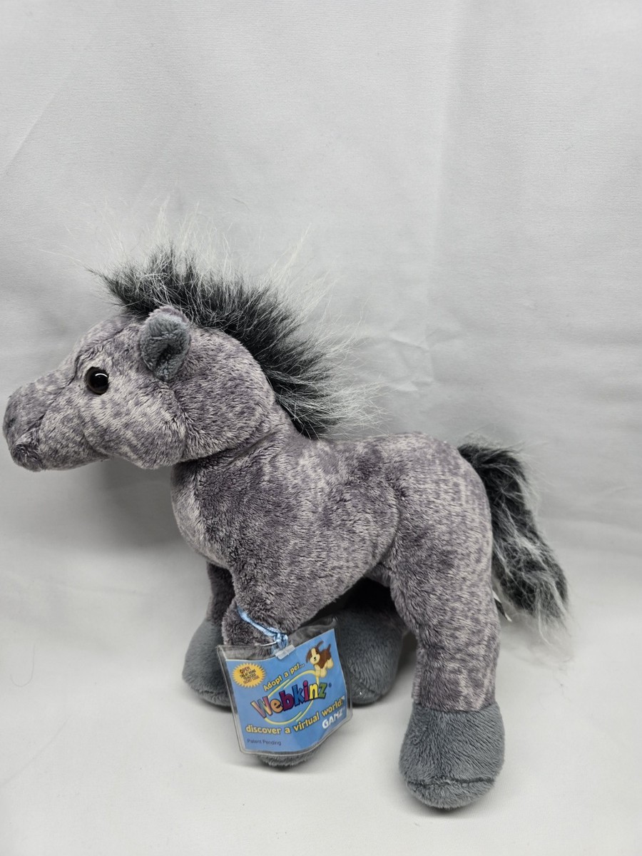 GANZ Webkinz Grey Arabian Horse With Sealed Code Tag | eBay