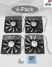 4-Pack: 13525M12S ND1 135mm x 25mm ATX Power Supply Replacement Fan,3pin/2-wire