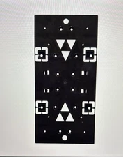 Gibraltar Mailboxes Universal Mailbox Mounting Bracket Molded Plastic Black. New