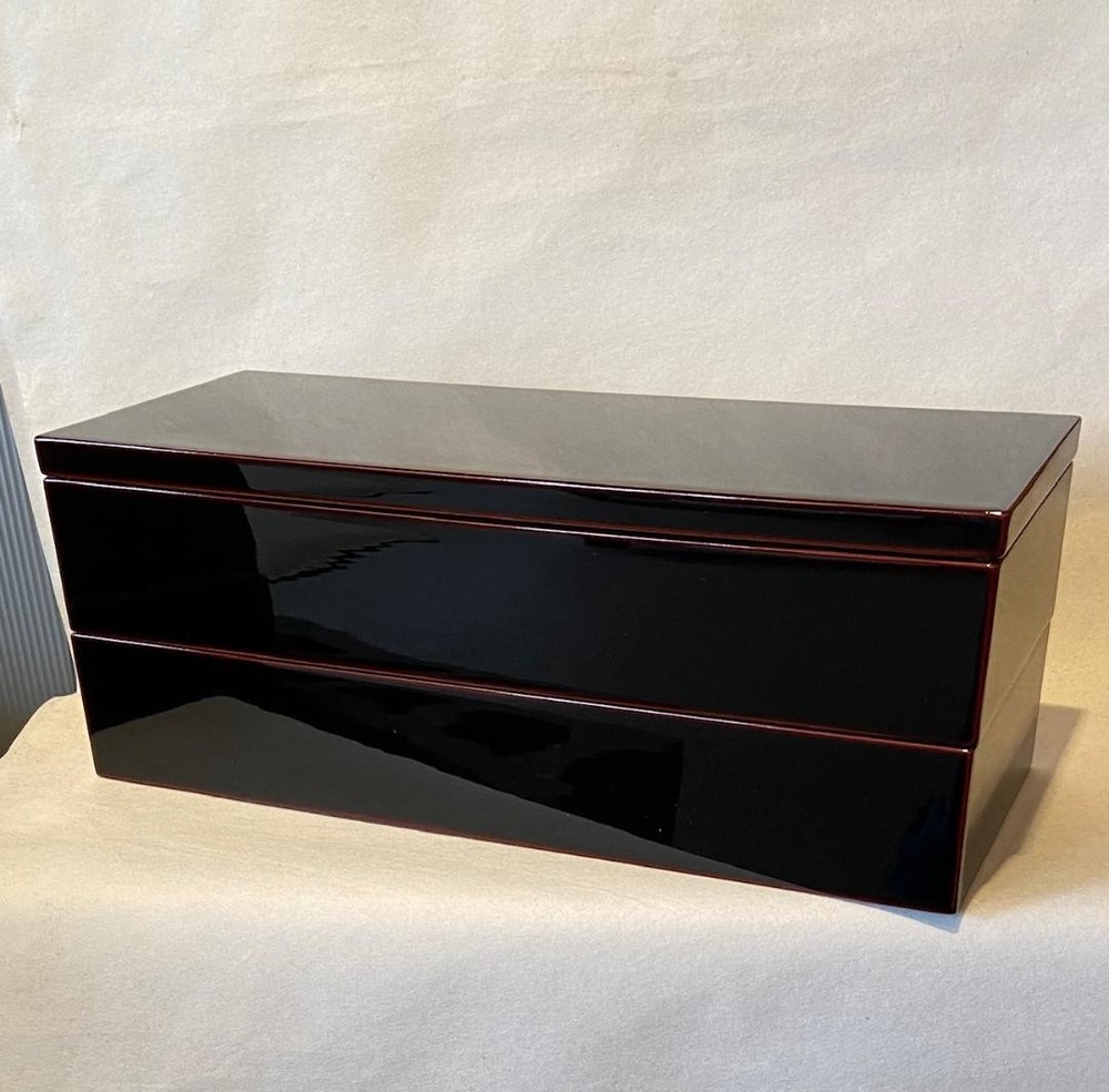 Jubako Bento Box Japanese Echizen lacquer ■ hors d'oeuvre heavy cherry blossom v Jubako Bento Box Japanese Echizen lacquer ■ hors d'oeuvre heavy cherry blossom v