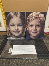 Shiny Face Painting Reusable Face Paint Practice Boards 2 Pcs HN Shining