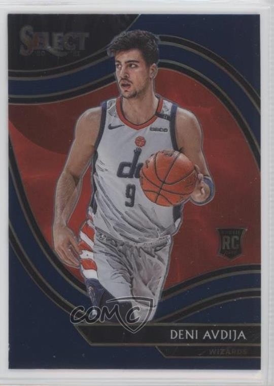 2020-21 Panini Select Courtside Retail Blue Deni Avdija #292 10up