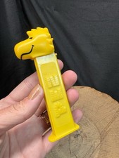 Vintage PEZ Woodstock Yellow Peanuts Dispenser Made in Slovenia Loose