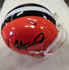 Harold Fannin Jr. Signed Mini Helmet JSA Witness READ