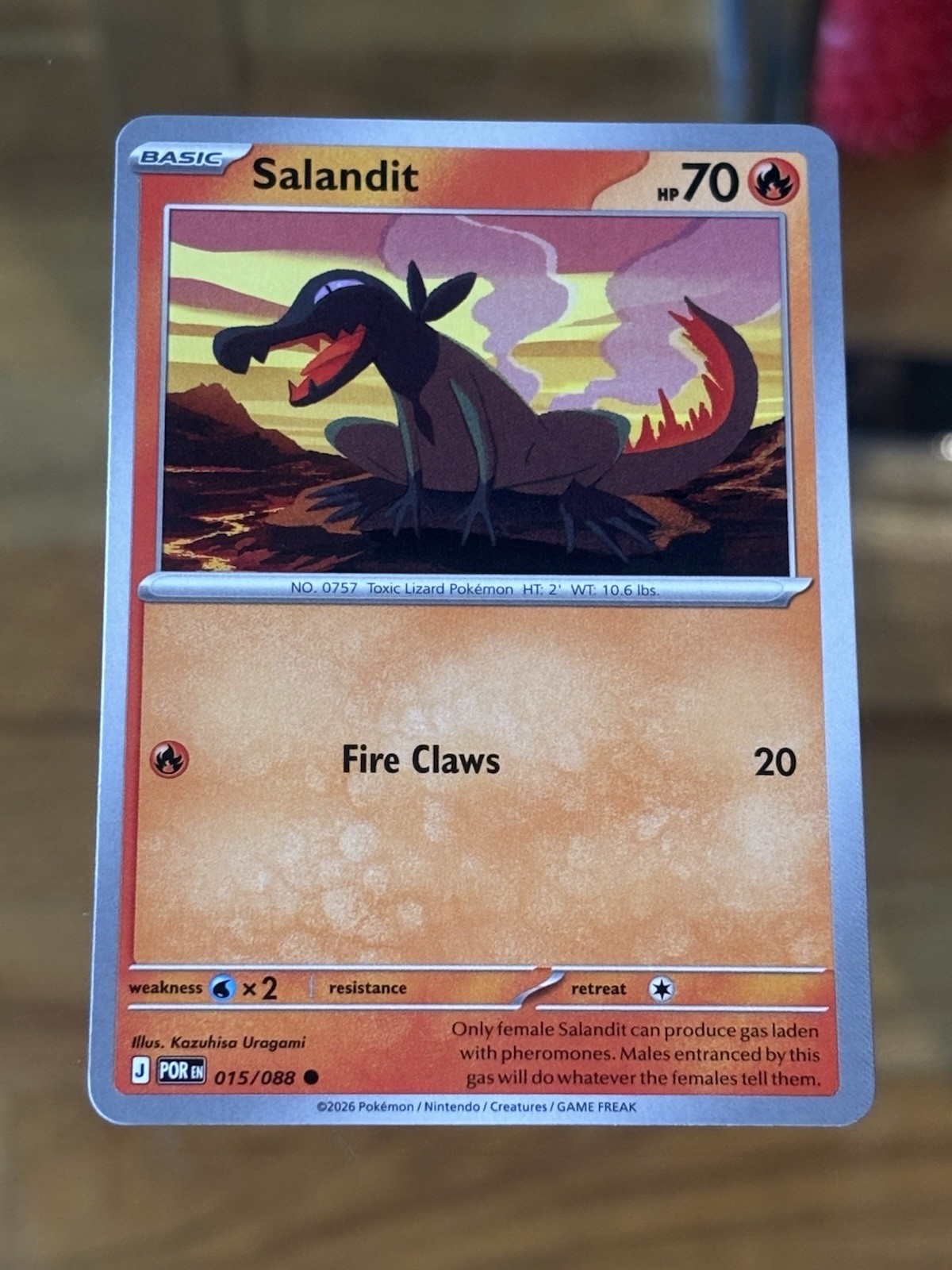 Salandit 015/088 Perfect Order Pokemon Card