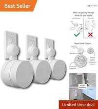 Wall Mount Holder for Google WiFi Routers and Beacons 3-Pack Portable White