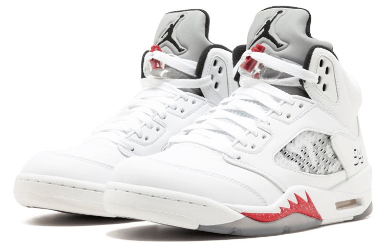 824371-101 Supreme Nike Air Jordan 5 Retro White (Men's)