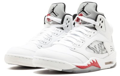 824371-101 Supreme Nike Air Jordan 5 Retro White (Men's) | eBay