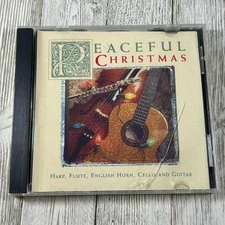 Peaceful Christmas CD 1993 Harp Flute English Horn Cello Guitar Jazz