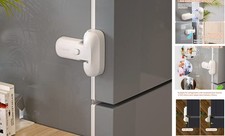 1 Pack Updated Child Proof Refrigerator/Fridge/Freezer Door Lock Apply White