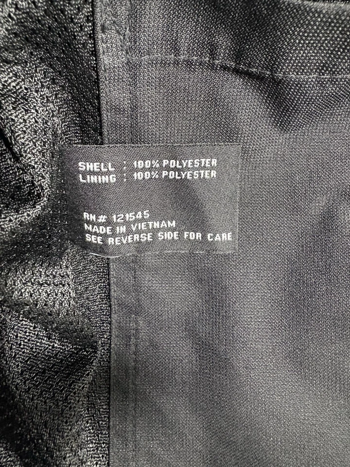 Jaqueta masculina London Fog preta média zíper completo com bolsos - Imagem 3 de 4