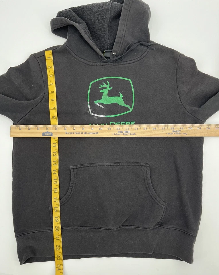Sudadera con Capucha John Deere Black Deer Logo Ag Logo Para Mujer’s M 8 10 De Colección Foto 4 de 4