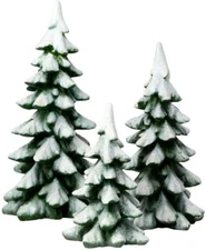 Department 56 WINTER PINES SET OF 3 General Village 4020261 BRAND NEW N BOX