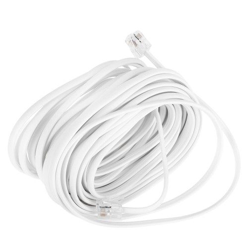 Telephone Line Cords for Landline Phones Extra Long Connector Plug Cable - Zdjęcie 11 z 12