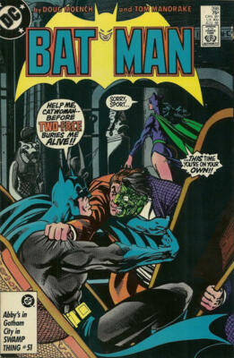 BATMAN #398 F, Direct c, DC Comics 1986 Stock Image | eBay