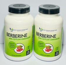 Doctor Recommended Berberine 1200mg With Ceylon Cinnamon 120 Capsules