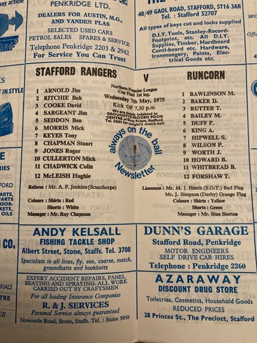 Stafford Rangers INICIO Programas Liga y Copa Años 70 PUBLICACIÓN GRATUITA - Imagen 81 de 186