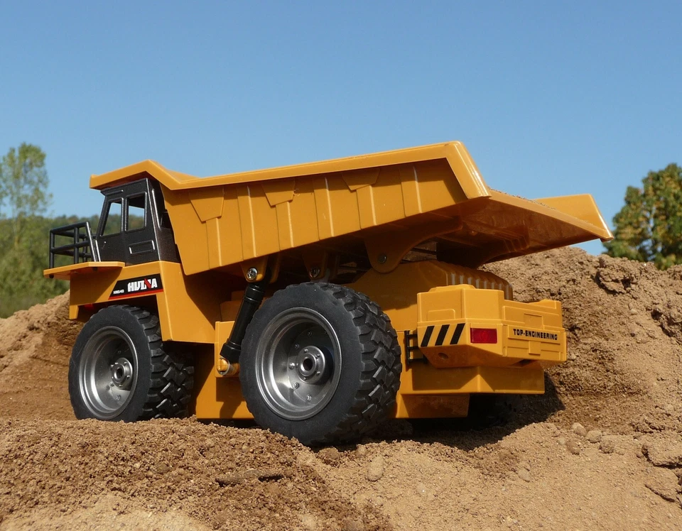 RC HUINA LKW Muldenkipper Länge 27cm mit KIPPEN "TOP QUALITÄT" 1540 - Bild 3 von 4