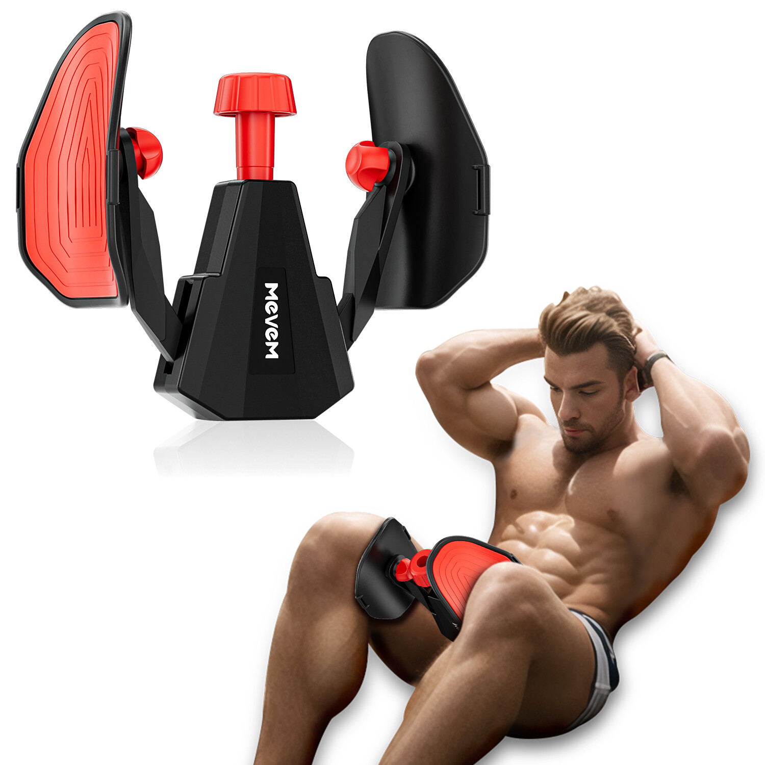 Thigh Trainer Pour Cuisses Et Bassin - Résistance Réglable, Sangles Fixes - Rose/bleu/noir