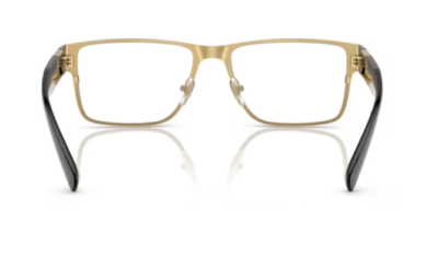 Versace 0VE1274 1002 Gold 57mm Rectangle Men's Eyeglasses | eBay