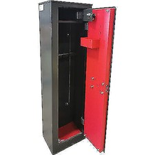 ARMADIO PORTA FUCILI CLASSIC 5 POSTI EFFE + TESORETTO CM 35X25 H.CM 145 PZ 1