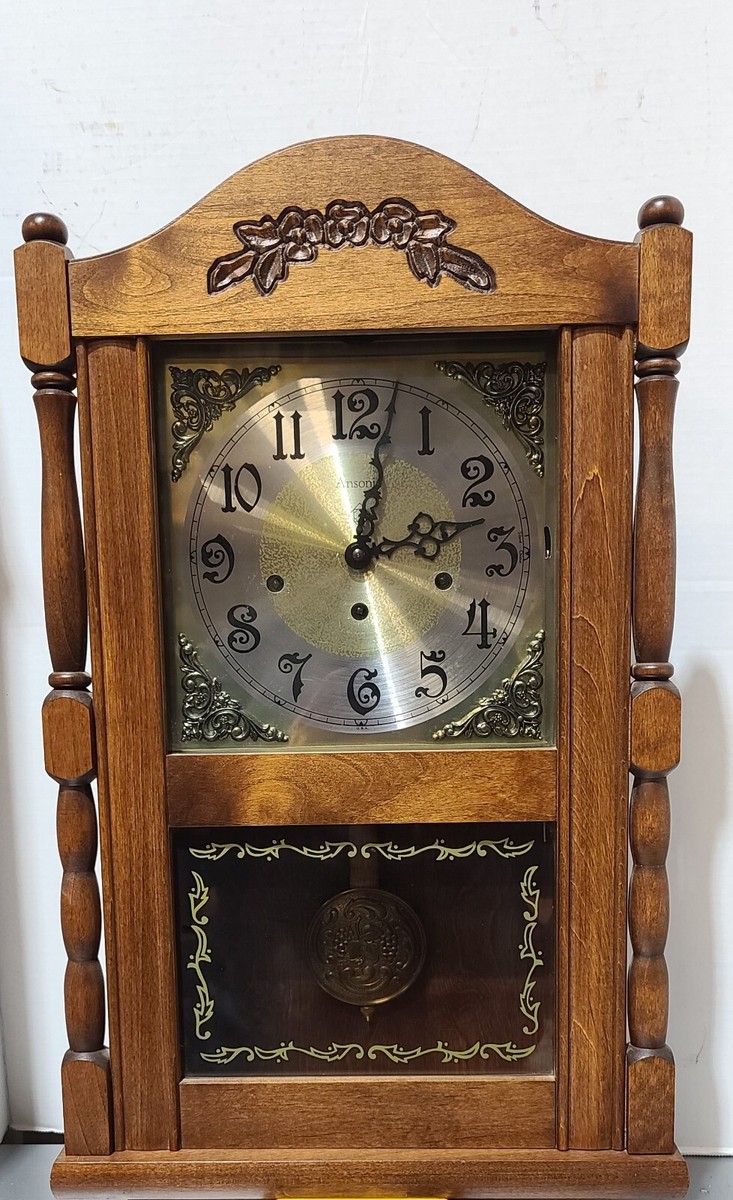 ansonia アンソニア目覚まし時計 ゼンマイ式 置時計 ビンテージ