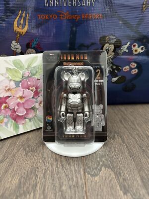 NEW Bearbrick Iron Man Mark 2 100% MARVEL INFINITY SAGA Medicom Toy Be@rbrick