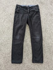 H M Orgnls Boys Kids sz 16 Slim Fit Black Pants Chino GUC