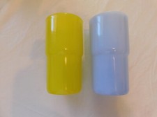 Set Of 2 Tupperware Stackable 2412 B 12 Oz Tumblers Cups Glasses Vintage 