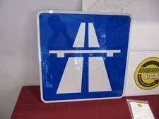 New Autobahn Sign by Roundabout Signs Made in Germany