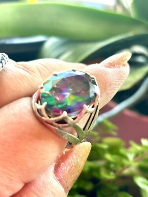 Magical Witch Ring Mystic Topaz Super Power Psychic Size 10 Strega Family Jewel
