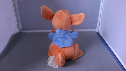 Disney Store Exclusive Roo Plush Kangaroo Winnie the Pooh Blue Shirt 12” Retired - Picture 4 of 5