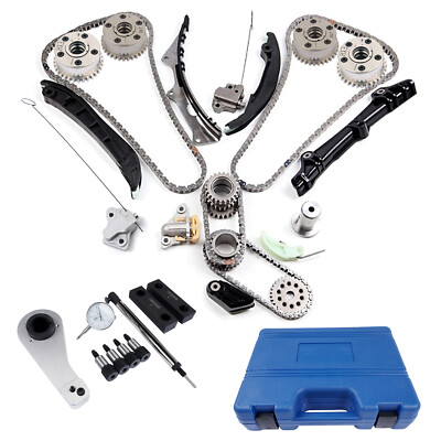 Timing Kit + Tool + VVT Phasers For 14-22 Maserati Ghibli Quattroporte 3.0L M156