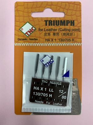 TNC Machine Needles HAx1 (Leather) 12/80 5/pack