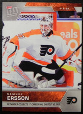 2022-23 22/23 TOPPS NOW NHL Stickers ROOKIE #151 Samuel Ersson Flyers