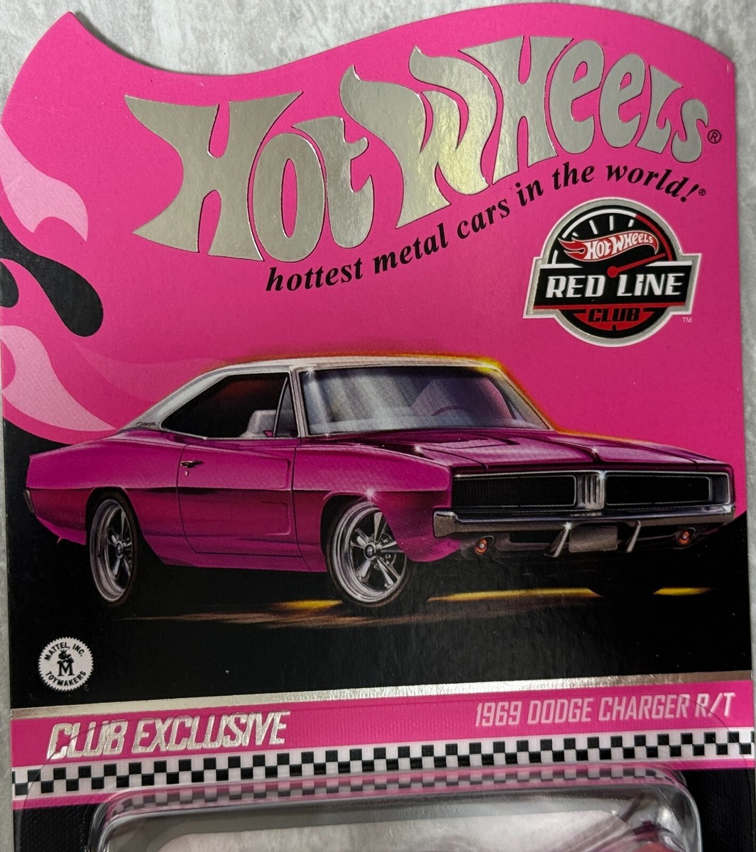 2025 Hot Wheels RLC Exclusive 1969 Dodge Charger R/T PINK
