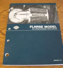 2014 Harley-Davidson FLHRSE Parts Catalog CVO Road King Project Rushmore Xlnt