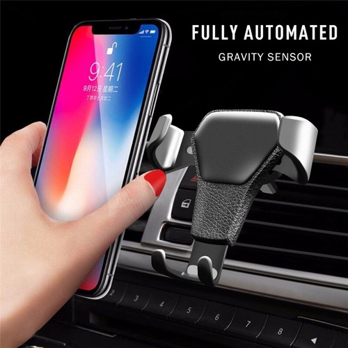 Gravity Car Holder Stand Air Vent Mount Cradle For iPhone Samsung Cell Phone GPS - Picture 2 of 14