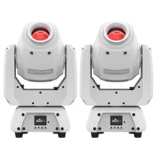 Chauvet DJ Intimidator Spot 260X 75W LED Moving Head Light Fixtures White 2-Pack