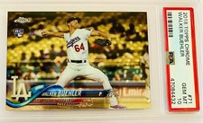 2018 Topps Chrome Walker Buehler Rookie Card #71 RC PSA 10 Gem Mint Gem