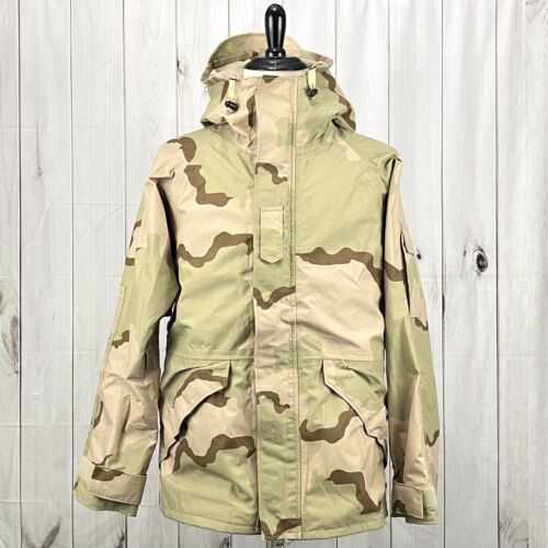Original US GI Militär 3 Farben Wüstentarnung ECW Gortex Jacke - Bild 2 von 12
