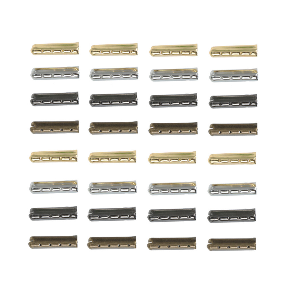 APL 200 Pezzi Terminali per Lacci in Metallo Punte per Scarpe Testa Sneaker Lacci Chiusure