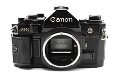 【 Near MINT 】 Canon A-1 SLR Black Body Only 35mm Film Camera from JAPAN