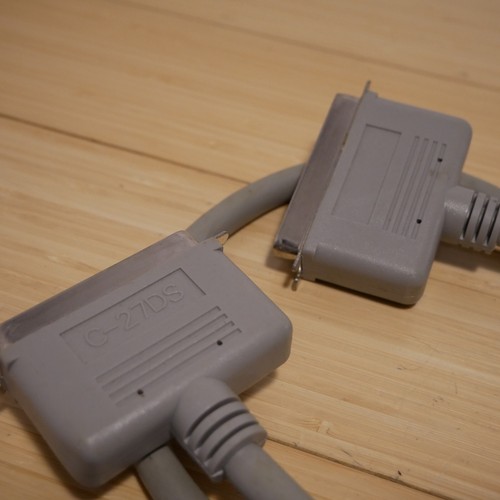 Vintage 3 foot SCSI Cable - Centronics 50 (Male to Male) C-27DS - Picture 4 of 8
