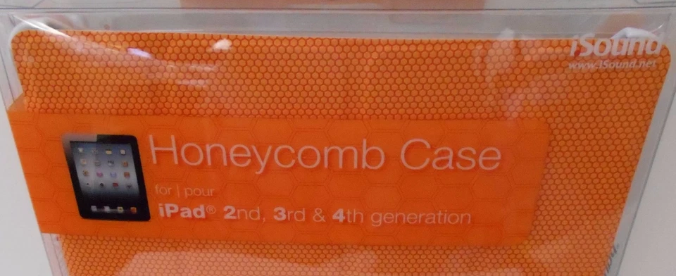 iSound Honeycomb Case iPad 2nd-3rd & 4th GENERATION ORANGE RUBBERIZED FINISH - Image 4 of 4