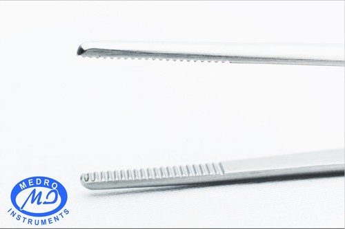 PINZETTA PER MEDICAZIONE POLLICE 5,5" PINZETTA COTONE, STRUMENTI CHIRURGICI SEGHETTATI - Foto 4 di 22