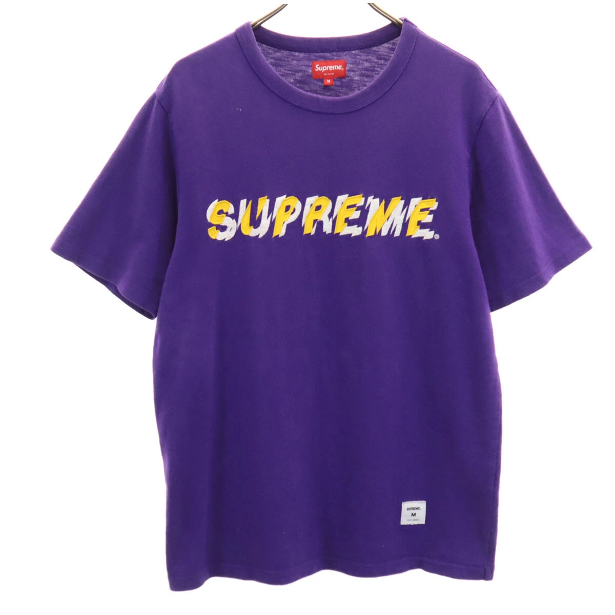 Supreme 19SS T shirt manches courtes M violet homme