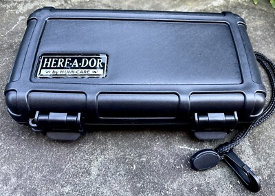 Herf-A-Dor Heavy Duty Travel Case, Holds 5 Cigars