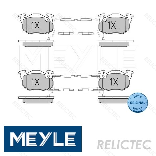 Front Brake Pads Set for Citroen Peugeot:ZX,AX,306,C15 95659616