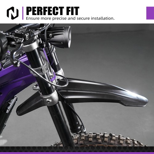 NICECNC Front Rear Fender Mudguard Kit For Surron light bee X Plastic Black - Picture 7 of 17